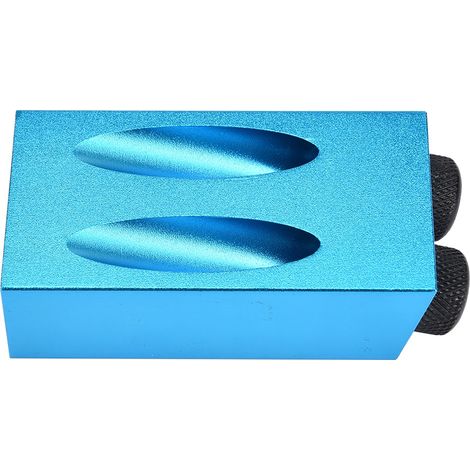 34 gabarits de perçage obliques bleus M6-M8-M10 à angle de 15 degrés pour le travail du bois (1/5)
