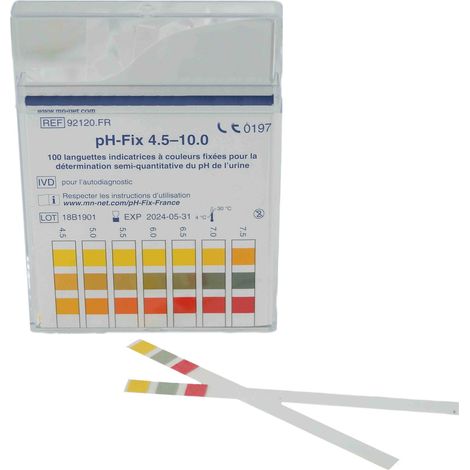 Test De Ph - Caja De 100 Tiras (1/4)