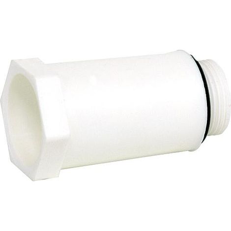 bouchon 3/4" avec filetage plastique blanc (1/2)