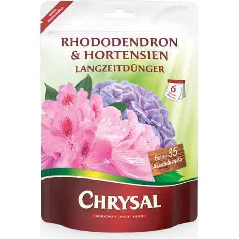 Chrysal Langzeitdünger für Rhododendron und Hortensien - 700 g Standbeutel