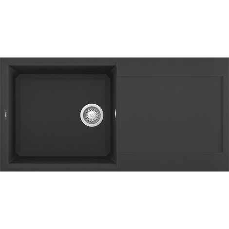 Lavello Elleci Incasso 1 vasca 100x50 Easy 480 Granitek Nero LGY48040