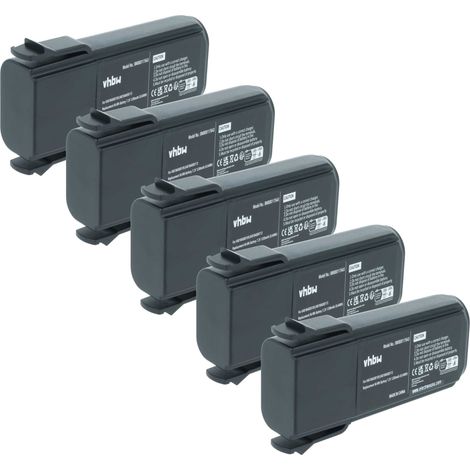 vhbw 5x Akku Ersatz für Elca 0401BA000109, 0401BA000113, PINC-GEH, 04.142 für Fernbedienung Remote Control (1200 mAh, 7,2 V, NiMH)