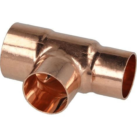 Raccord à braser cuivre té réduit 35 x 28 x 28 mm