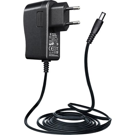 Adaptateur Secteur 15 V 1 A, câble de 1,8 m, fiche CC 5,5 x 2,1 mm, convertisseur CA/CC 15 V 1000 mA 15 W pour Robots de litière, bacs autonettoyants pour Chats et Autres Applications (1/5)