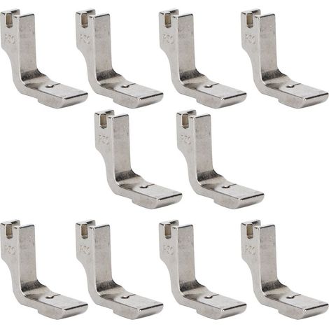 10 universelle Edelstahl-Fadengreiffüße für Industrienähmaschinen – 10er-Set Zubehör (1/5)