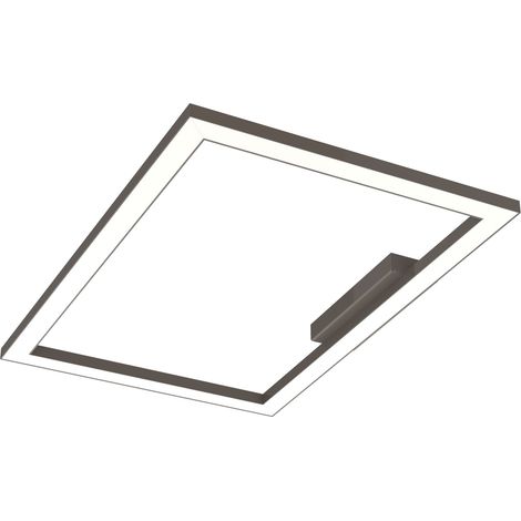 LUMICOM FLOOR Plafoniera, STRIP LED, 38W/m, 4000K, metallo, tortora lucido, 40x60cm (1/2)