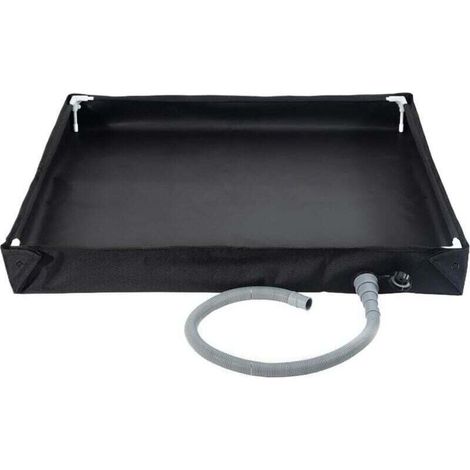 Base De Douche Pliable Pour Camping, Bac De Douche Portable, Bac Douches Pliable Camping Car, Base De Bain Avec Tuyau De Drain Drainage - Panage De Bases De Douches De Camp Portable Avec Tuyau (1/4)