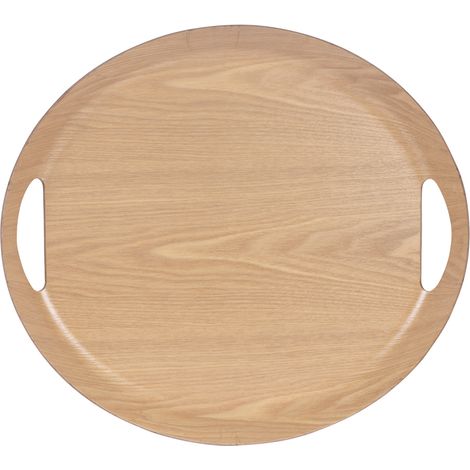 Table Passion - Plateau ovale 46x41 cm naturel (1/2)