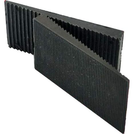 57mm x 32mm Cale d'Espacement de Vitrage pour Vitrage de Fenêtre, Cale de Sol en Verre Entretoises de Joint de Verre Trapézoïdale et Cale de Nivellement, Épaisseur de 1mm à 6mm, Noir (Paquet de 50) (1/5)