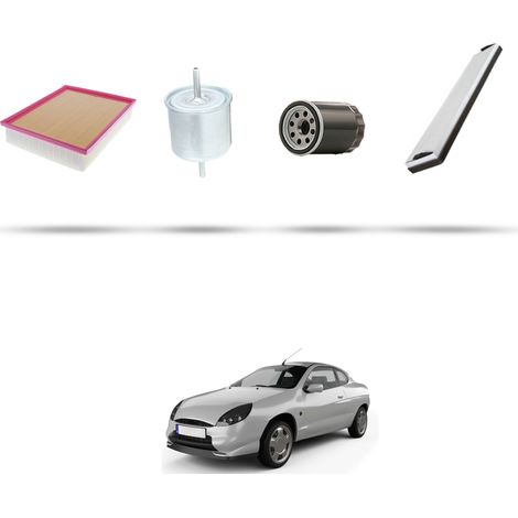 Kit tagliando 4 filtri compatibile con Ford Puma 1.4i 16v 66kw dal 1997 (1/5)