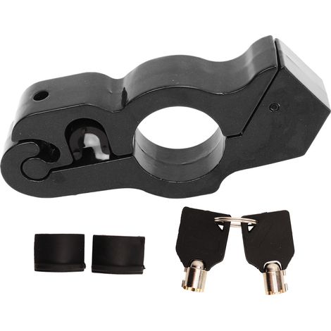 Verrouillage de l'accélérateur de Poignée de Moto, Verrouillage de sécurité du Guidon, Anti-levier Robuste et Exquis pour Scooter (Noir).