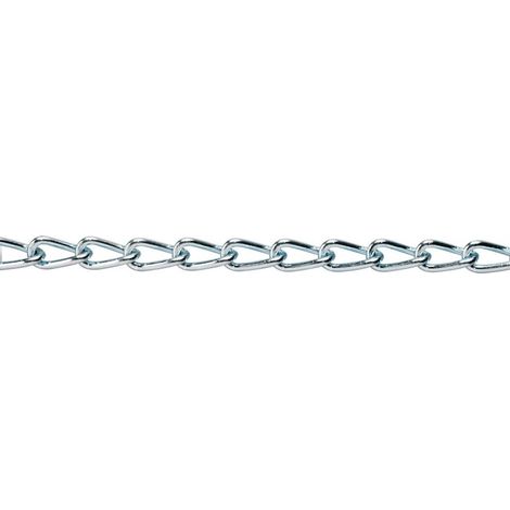CHAINE MAILLE TORSE LONG.D.2,5 1ML ACIER ZINGUE 63KG