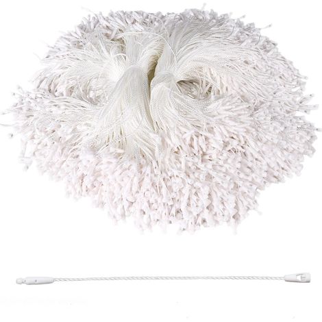 1000 Cordes en Nylon pour Étiquettes Volantes Ficelle Nylon Jetable avec Verrouillage à Pression pour Étiquettes de Prix et Étiquettes de Sécurité Attaches à Crochet de Fixation (1/5)