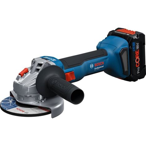 Amoladora Angular Bosch GWS 18V-8 azul 2x5.0Ah