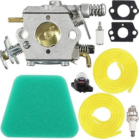 545081885 Carburateur pour Poulan 1900 1950 2150 2175 2350 2375 2450 2550 262 PP210 PP260 Tronçonneuse C1U-W8 C1U-W14 WT-324 WT-391 WT-600 WT-624 WT-625 WT-637 WT-662 WT-89 Carburateur (1/4)
