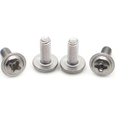 Vis à tête ronde cruciforme M2.5 M3 en acier inoxydable DIN967 304 (1/5)