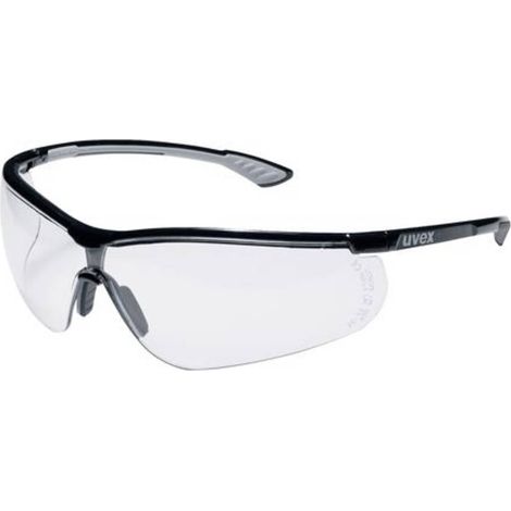 uvex sportstyle 9193080 Occhiali di protezione incl. Protezione raggi UV Grigio, Nero EN 166, EN 170 DIN 166, DIN 170 (1/2)