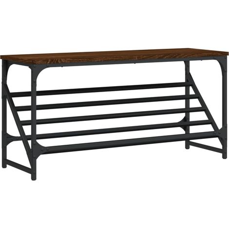 Étagère à chaussures, Range-chaussures chêne marron 90x30x45 cm bois d'ingénierie fr9802 - Maison La Vie (1/5)