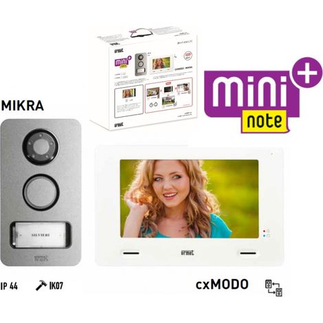 Kit Monofamiliare Video C/Cxmodo Mikra Colori 2 Fili (Urmet Cod. 1722/85)