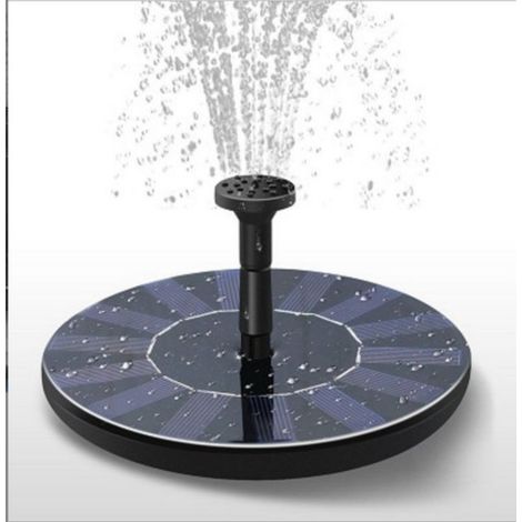 Fontaine solaire - pompe à eau solaire sans plantes, batterie ou électricité pour bassin, piscine, décoration de jardin, 13 cm (1/5)