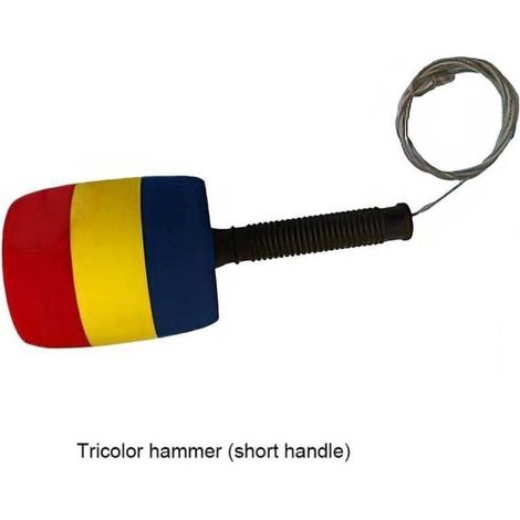 Marteau éponge Doux Jeu pour Enfants Frapper Outil de Frappe marteaux antidérapants Accessoires de Jeu lavables pièces de Rechange, Manche Court (1/5)