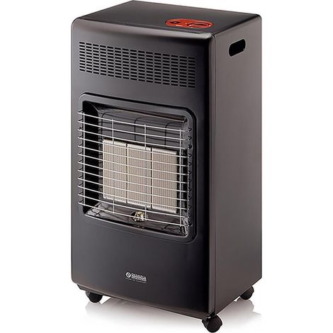 TrAdE Shop Traesio - Stufa A Bombola Gas 15kg In Metallo Con Piastre In Ceramica 3 Potenze 4200w -