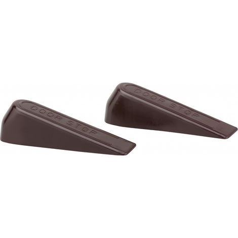 Set di 2 fermaporta a cuneo marroni – THIRARD (1/2)