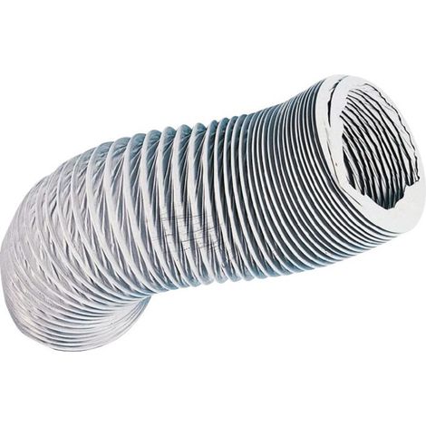 Unelvent – Gaine VMC souple nu GP – Ø 125 mm – Couronne de 20 m – Armature hélicoïdale en fil d'acier
