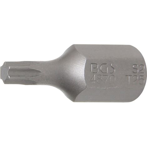Herramienta Manual Bgs Technic Punta T25 Plata 30 Milímetros