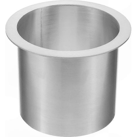 Goulotte à déchets intégrée au comptoir avec œillet rond en acier inoxydable pour une évacuation facile des déchets (1/2)