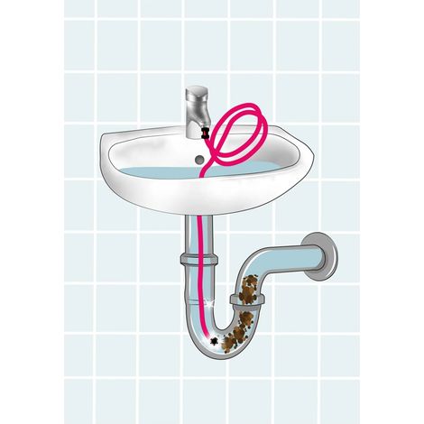 Rohrfrei-Power pour déboucher les canalisations avec clapet anti-retour (1/5)