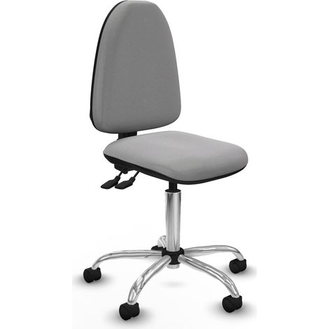 Silla de oficina Piqueras y Crespo Aýna respaldo ajustable gris claro