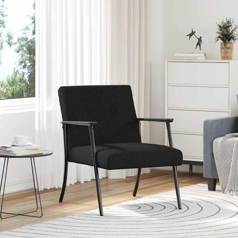Sessel Schwarz Stoff