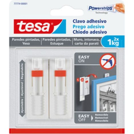 GANCIO ADESIVO TESA POWERSTRIPS QUADRO REG 2 PZ