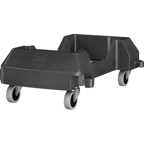 Rubbermaid Commercial Products Wagen für Slim Jim Behälter - Schwarz
