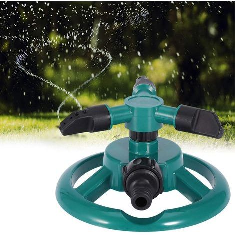 Arroseur d'eau, système d'irrigation d'arrosage d'arrosage Rotatif à 360 ° entièrement à 3 Buses pour l'irrigation du Jardin, Jardinage sur Balcon(US Plug) (1/5)