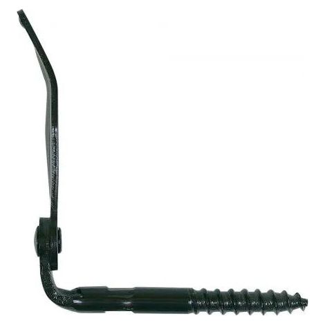 Rolladenstopper schwarz zum Anschrauben Länge 130 mm, 2 Stück