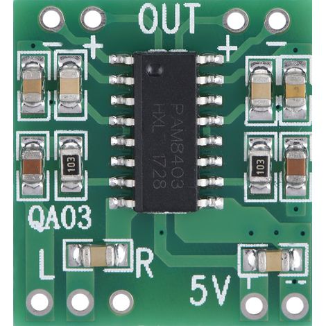 6 Stück superkleine 3W+3W Typ D Digital-Audioverstärker-Leistungsverstärkermodule 2,5V-5,5V (1/5)