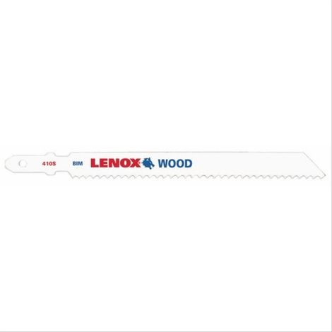 Lame de scie sauteuse pour bois - F410S Lenox L=100mm - boîte de 5