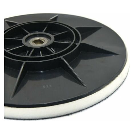 QORVA-Plateau de ponceuse 215 mm – Compatible avec ponceuse Einhell TC-DW 215 – Raccord vis M10 – 8 trous pour aspiration poussière - DW 215 TE