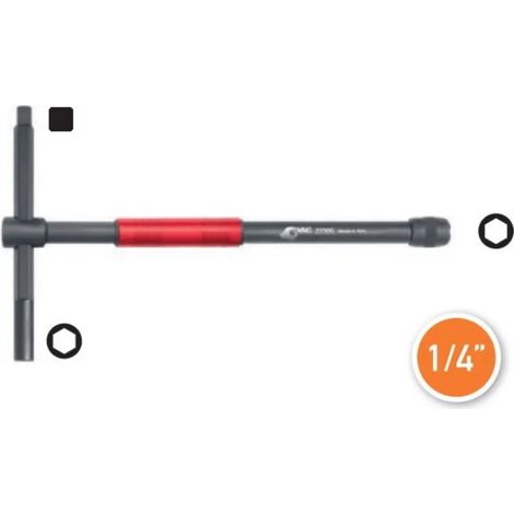 CHIAVE OMMA A "T" PORTAINSERTI/BUSSOLA 1/4" -OFFERTA- (1/2)