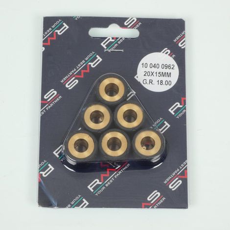 rms variator roller rolle für roller peugeot 125 sv 20x15 18grs