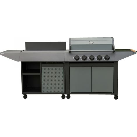 BURN 80 PREMIUM barbacoa de gas + aparador -