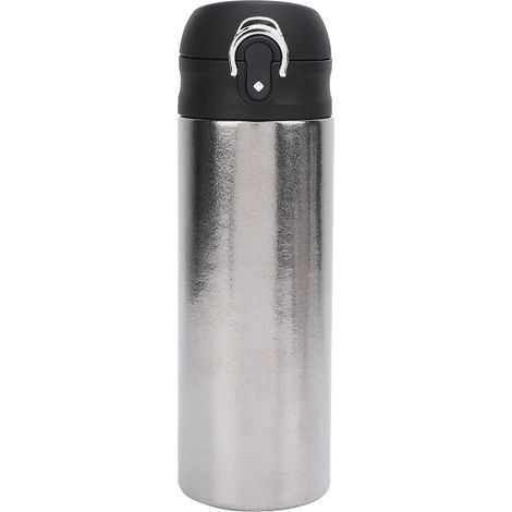 Mug isotherme Titane pur 450ml Couvercle à ressort Isolation thermique Bouteille d'eau étanche pour bureau maison voyage (1/5)