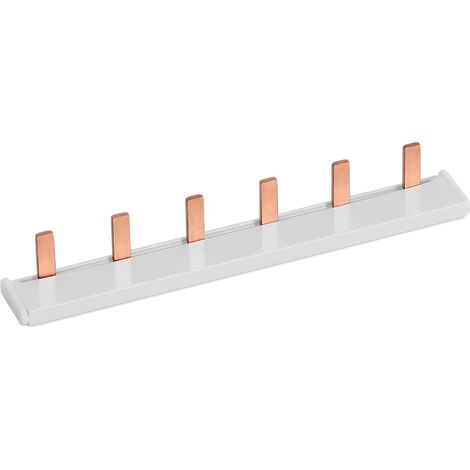 1P 6 Voie Peigne Electrique 63A Peigne de Raccordement Universel 230V/415V, Applicable Disjoncteur et Tableau Electrique (1/4)