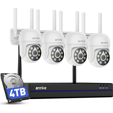 ANNKE 5MP-Überwachungskamerasystem für den Außenbereich mit Zwei-Wege-Audio, Farbnachtsicht, Personen-/Fahrzeugerkennung, Schutzart IP67 (1/5)