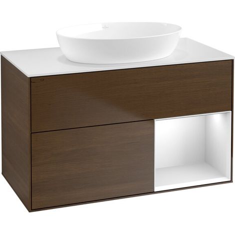 Villeroy & Boch FA21MTGN Meuble sous-lavabo Finion FA2 (1/2)