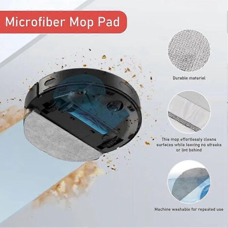 NALOOKAMIC Kit d'accessoires de rechange pour aspirateur robot Roborock Q7 M5, Q7 M5+, Q7 L5 : pièces détachées, brosse principale, filtres HEPA, chiffon de nettoyage. (1/4)