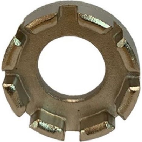 TRADE SHOP - Chiave A Cerchio Per Raggi Ruota Biciclette Utensile Attrezzo Tira Raggi Xc-2520 - (1/2)