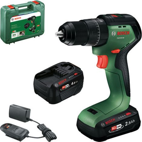 Bosch Akku-Schlagbohrschrauber PSB18V-60, incl. 2x Akku 2,5 bzw. 4 Ah, Ladegerät, Handwerkerkoffer (1/5)